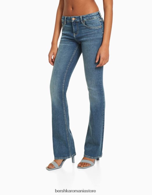 Bershka femei blugi cizme cu talie joasă exclusiv Z86D1543 îmbrăcăminte