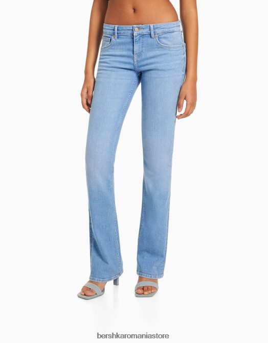 Bershka femei blugi cizme cu talie joasă exclusiv Z86D1544 îmbrăcăminte