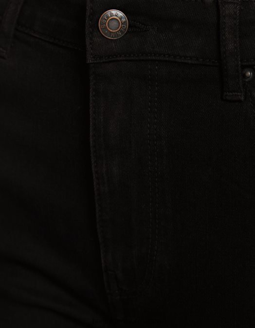Bershka femei blugi skinny cu talie mare negru Z86D1602 îmbrăcăminte