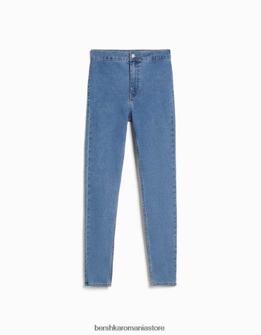 Bershka femei jambiere din denim cu talie foarte mare exclusiv Z86D1588 îmbrăcăminte