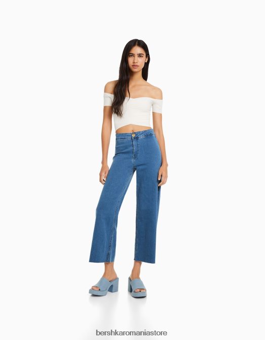 Bershka femei pantaloni pantaloni din denim exclusiv Z86D1507 îmbrăcăminte