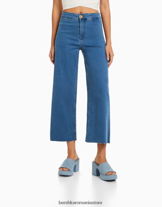 Bershka femei pantaloni pantaloni din denim exclusiv Z86D1507 îmbrăcăminte