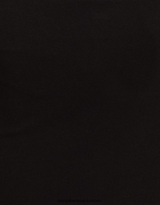 Bershka femei fusta lunga de bumbac negru Z86D1658 îmbrăcăminte