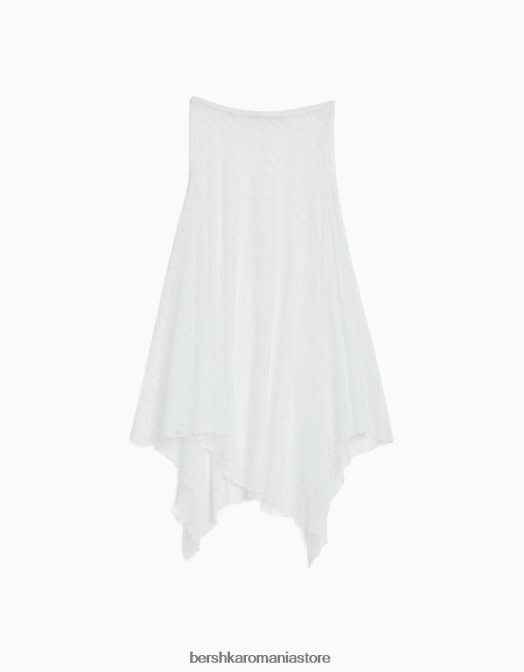 Bershka femei fusta midi asimetrica din dantela alte Z86D1665 îmbrăcăminte