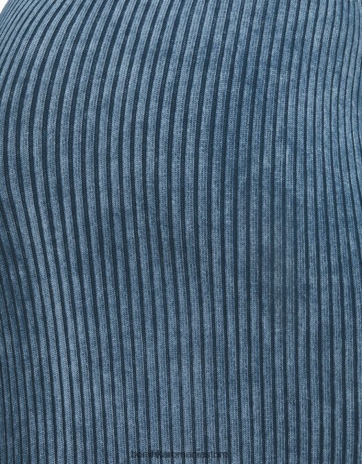 Bershka femei fusta midi decolorată albastru deschis Z86D1626 îmbrăcăminte