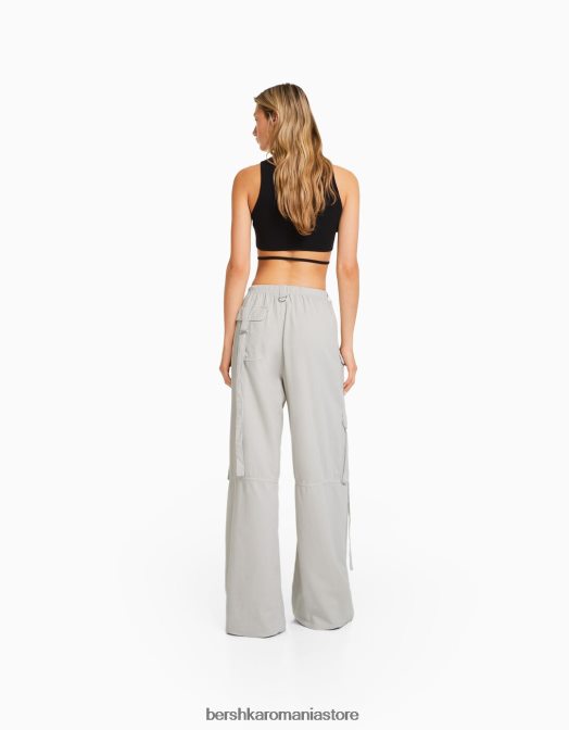 Bershka femei pantaloni cargo rustic de caracatiță exclusiv Z86D1309 îmbrăcăminte