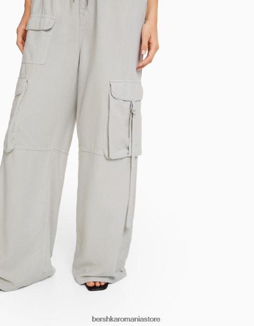 Bershka femei pantaloni cargo rustic de caracatiță exclusiv Z86D1309 îmbrăcăminte