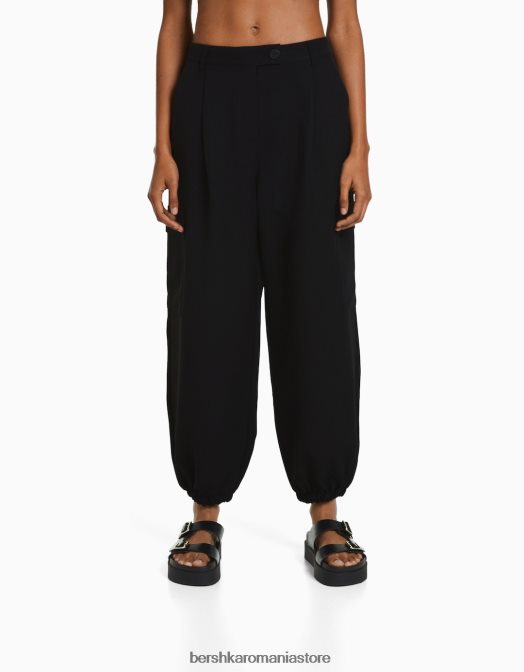 Bershka femei pantaloni de jogging cargo pe măsură negru Z86D1354 îmbrăcăminte