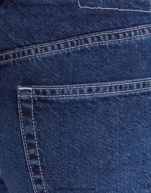 Bershka femei pantaloni scurți din denim mom fit albastru Z86D1684 îmbrăcăminte