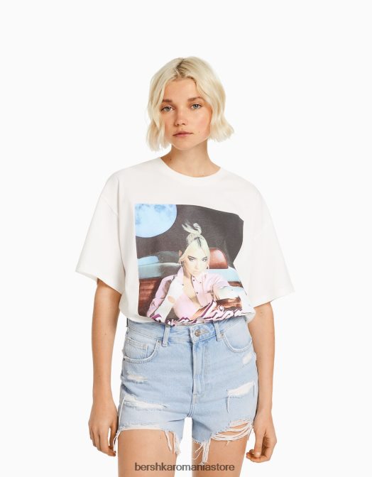 Bershka femei pantaloni scurți din denim rupt cu buzunare albastru deschis Z86D1712 îmbrăcăminte