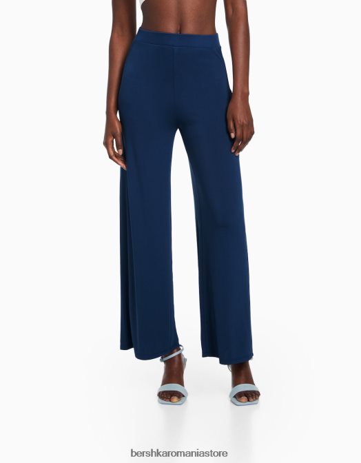 Bershka femei culottes curgătoare albastru Z86D1422 îmbrăcăminte