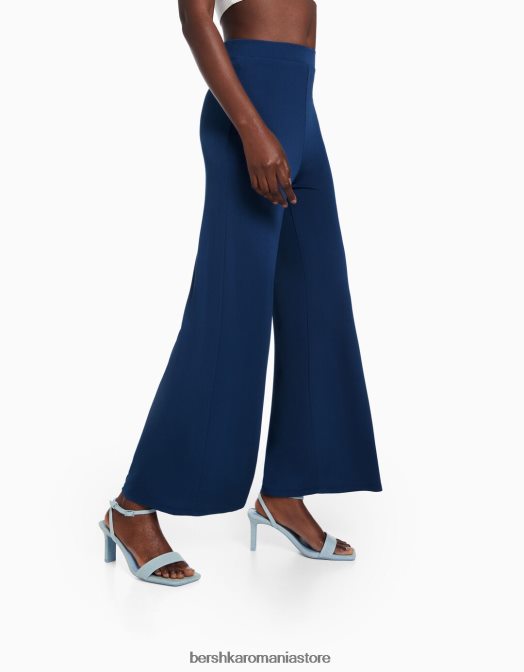 Bershka femei culottes curgătoare albastru Z86D1422 îmbrăcăminte