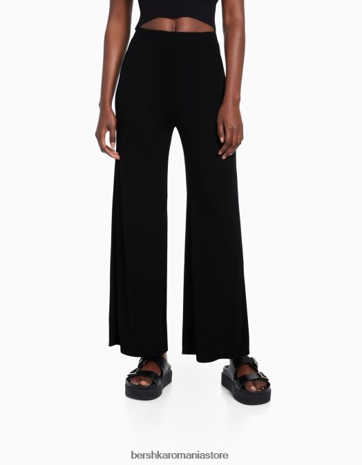 Bershka femei culottes curgătoare negru Z86D1421 îmbrăcăminte