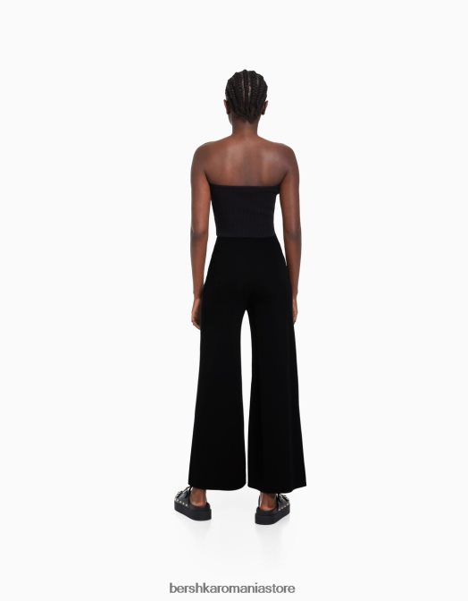 Bershka femei culottes curgătoare negru Z86D1421 îmbrăcăminte
