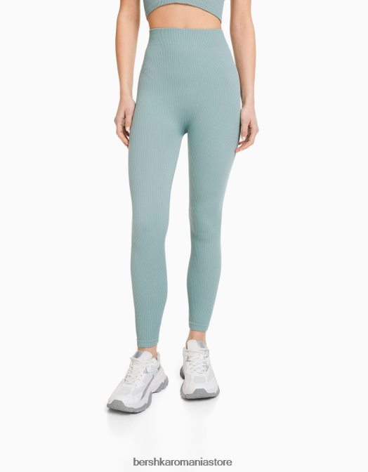 Bershka femei jambiere cu coaste fără cusături exclusiv Z86D1450 îmbrăcăminte