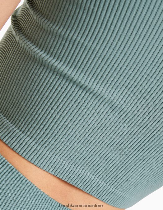 Bershka femei jambiere cu coaste fără cusături exclusiv Z86D1450 îmbrăcăminte