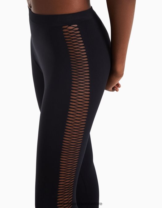 Bershka femei jambiere decupate fără cusături negru Z86D1465 îmbrăcăminte