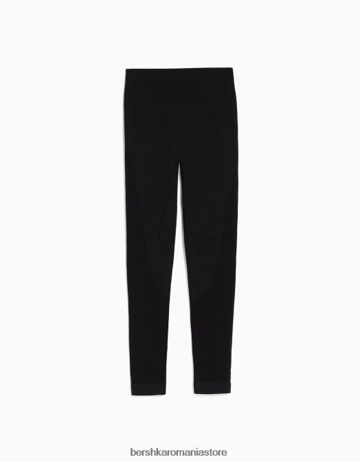 Bershka femei jambiere push up fără cusături negru Z86D1458 îmbrăcăminte