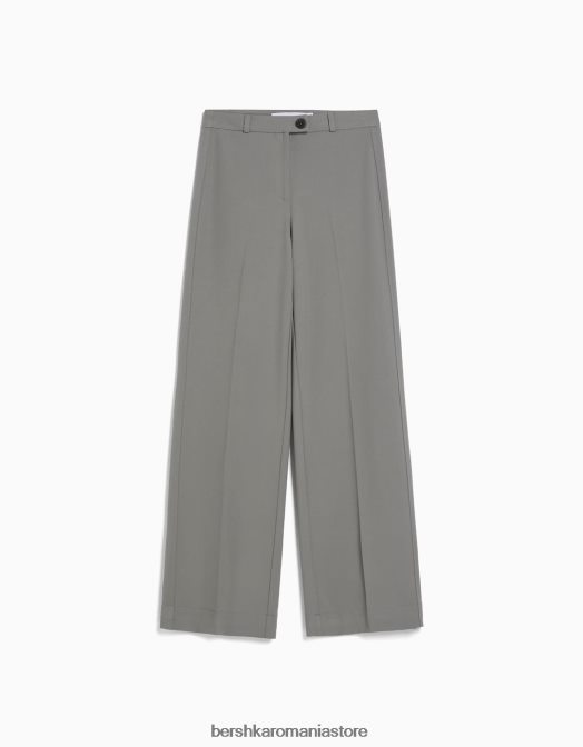 Bershka femei pantaloni croiți cu picioare largi, cu bucle pentru curea exclusiv Z86D1440 îmbrăcăminte