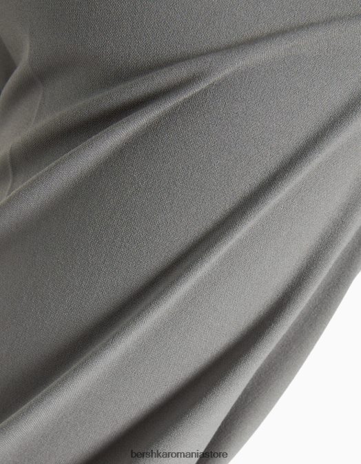 Bershka femei pantaloni croiți cu picioare largi, cu bucle pentru curea exclusiv Z86D1440 îmbrăcăminte