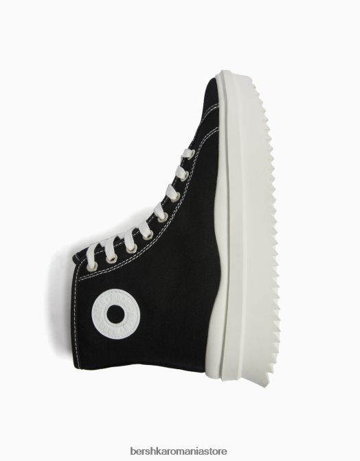 Bershka femei adidași cu platformă înaltă negru Z86D2117 încălţăminte