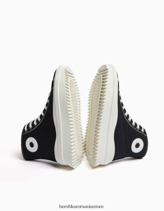 Bershka femei adidași cu platformă înaltă negru Z86D2117 încălţăminte