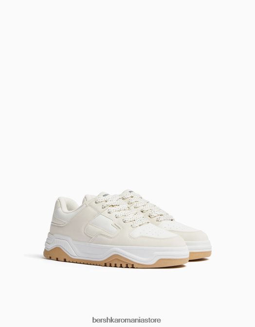 Bershka femei adidași groși nisip Z86D2099 încălţăminte