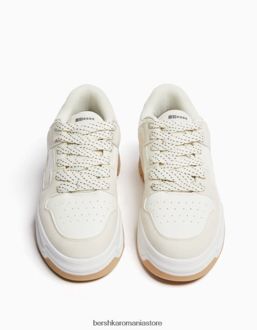 Bershka femei adidași groși nisip Z86D2112 încălţăminte