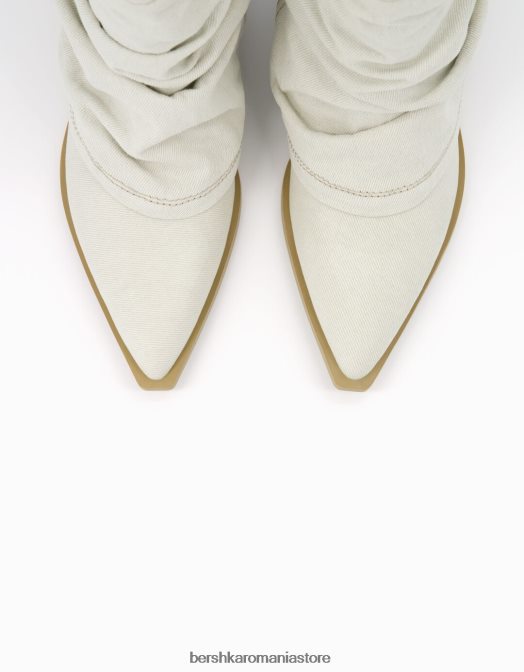 Bershka femei botine de cowboy din denim cu franjuri nu spăla Z86D1834 încălţăminte