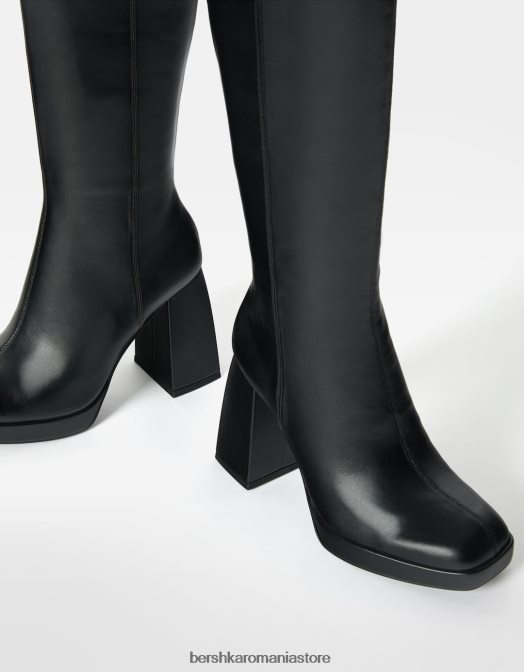 Bershka femei cizme mini cu platformă cu toc înalt negru Z86D2310 încălţăminte