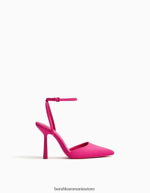 Bershka femei pantofi cu curea cu toc fucsie Z86D2264 încălţăminte