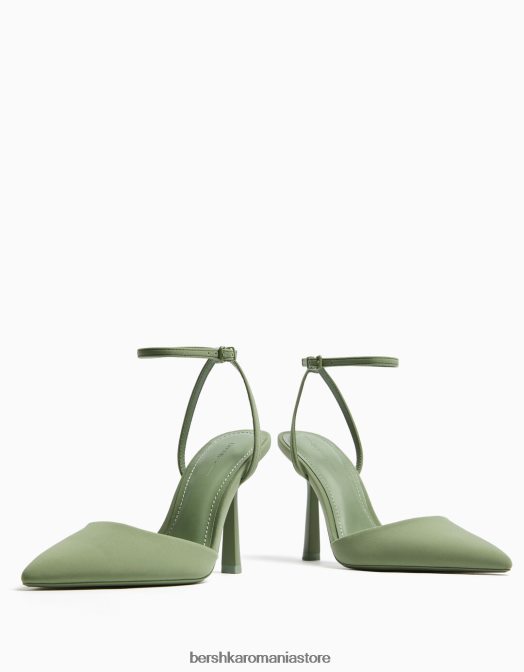 Bershka femei pantofi cu curea cu toc kaki Z86D2272 încălţăminte