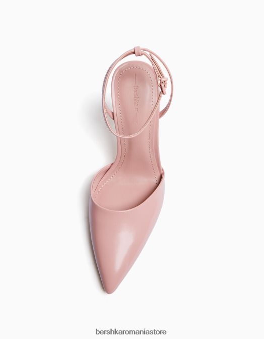 Bershka femei pantofi cu curea cu toc roz Z86D2263 încălţăminte