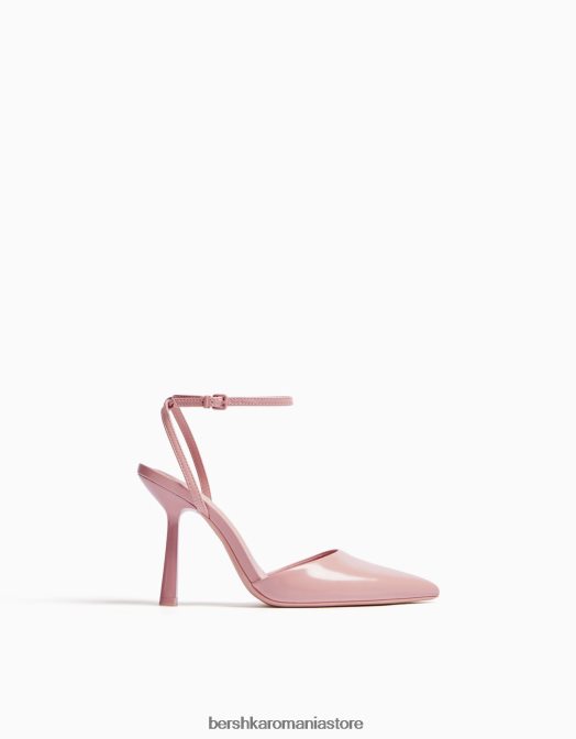Bershka femei pantofi cu curea cu toc roz Z86D2263 încălţăminte