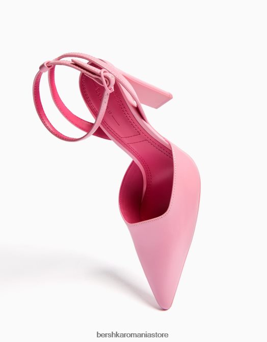 Bershka femei pantofi cu curea cu toc roz Z86D2267 încălţăminte