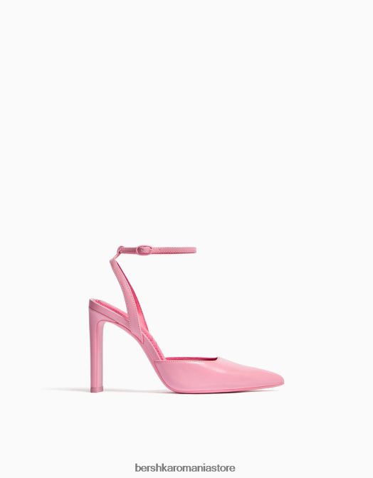 Bershka femei pantofi cu curea cu toc roz Z86D2267 încălţăminte