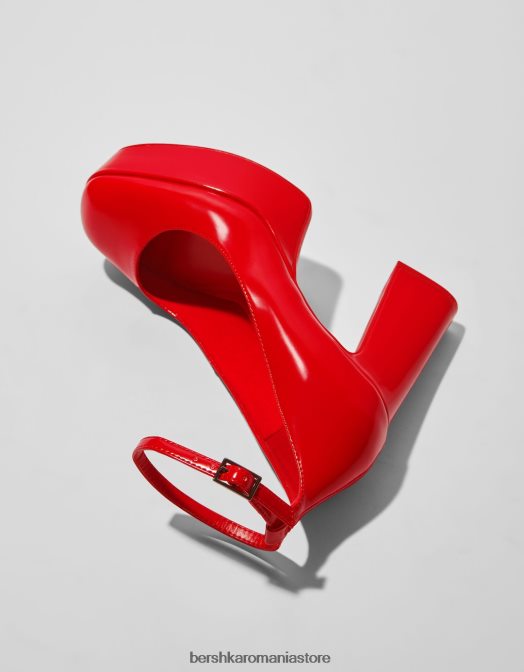 Bershka femei pantofi cu toc înalt cu platformă xl roșu Z86D2254 încălţăminte