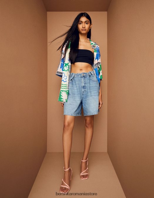 Bershka femei sandale cu bretele cu toc înalt și cu cureaua la gleznă portocale Z86D2193 încălţăminte