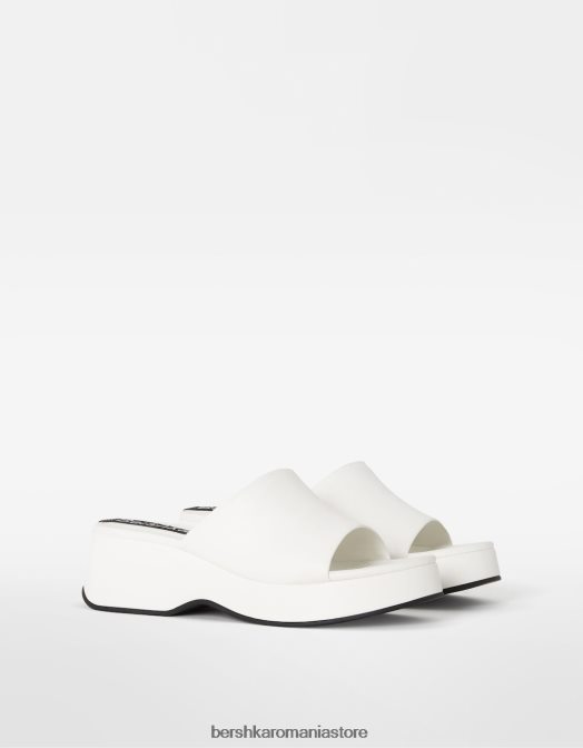 Bershka femei sandale cu platformă alb Z86D2189 încălţăminte