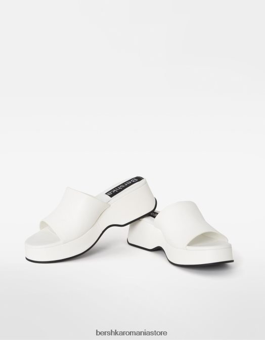 Bershka femei sandale cu platformă alb Z86D2189 încălţăminte