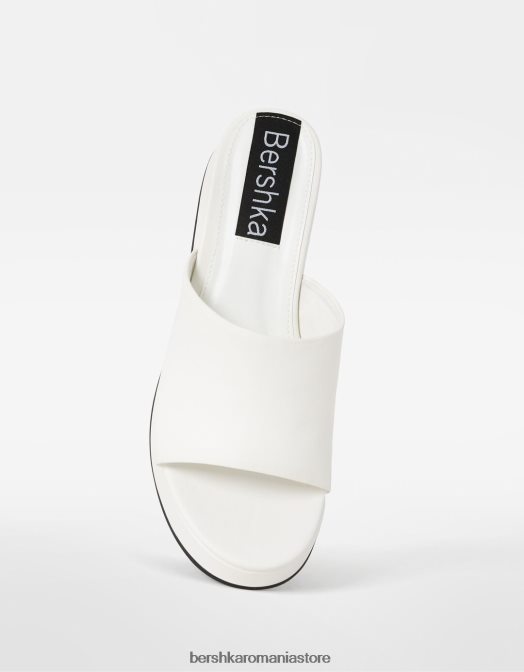 Bershka femei sandale cu platformă alb Z86D2189 încălţăminte