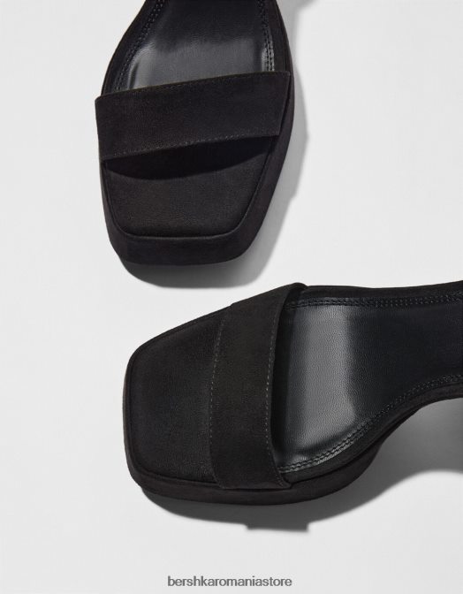 Bershka femei sandale cu platformă cu toc înalt negru Z86D2185 încălţăminte