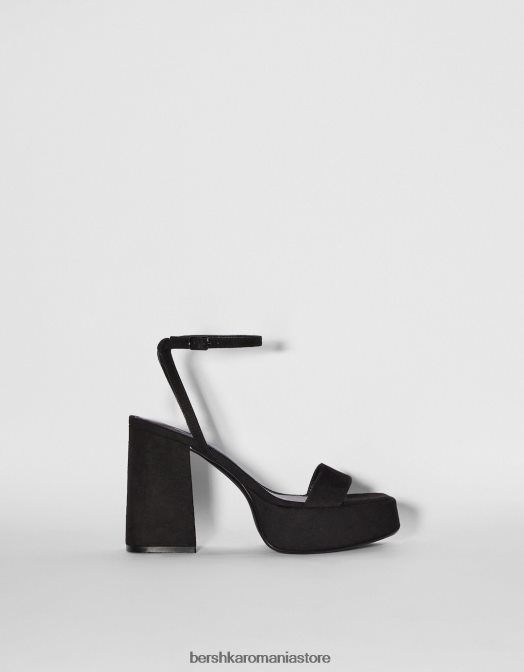 Bershka femei sandale cu platformă cu toc înalt negru Z86D2185 încălţăminte