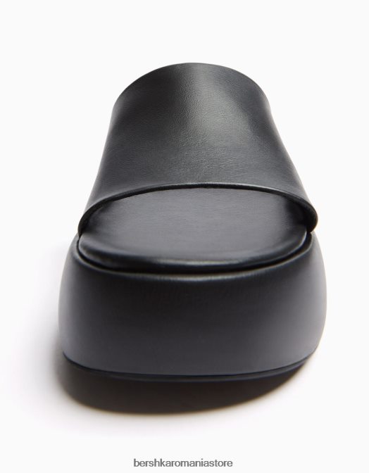 Bershka femei sandale cu platformă negru Z86D2210 încălţăminte