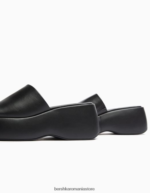 Bershka femei sandale cu platformă negru Z86D2229 încălţăminte