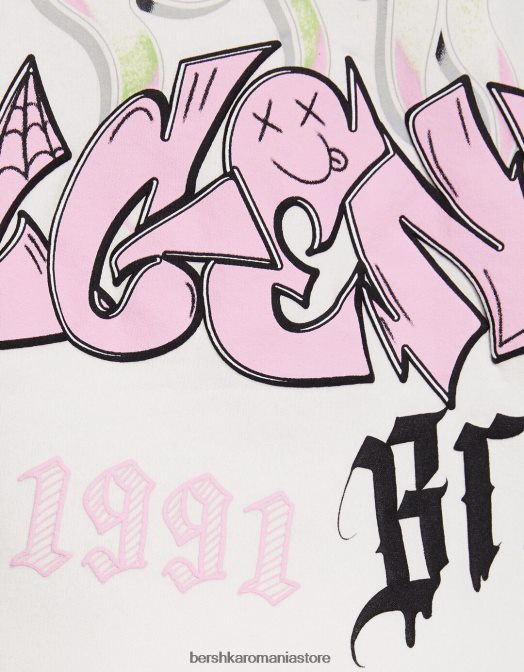 Bershka femei hanorac imprimat alte Z86D1225 îmbrăcăminte