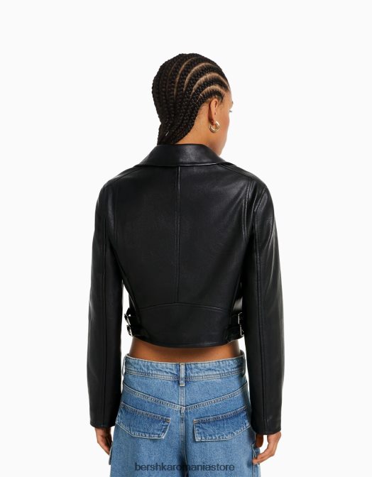Bershka femei geacă biker din imitație de piele alte Z86D1094 îmbrăcăminte