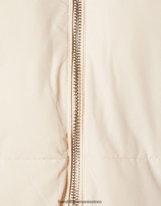 Bershka femei jachetă puf oversize cu glugă exclusiv Z86D1129 îmbrăcăminte