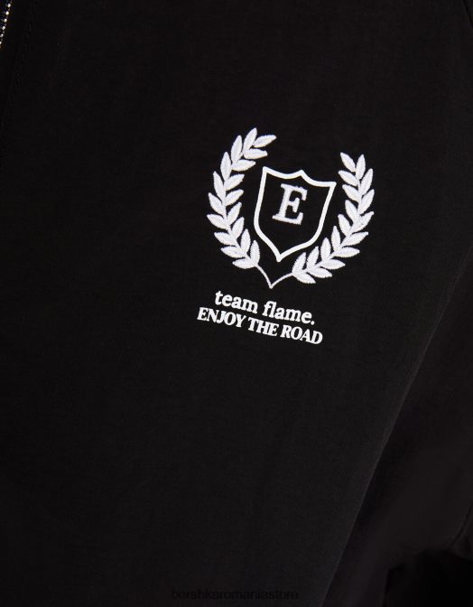 Bershka femei parca de vant din nailon negru Z86D1120 îmbrăcăminte