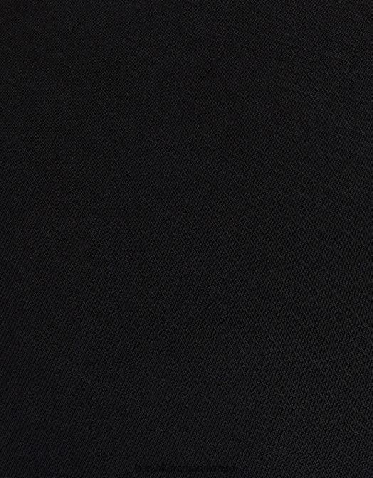 Bershka femei maieu decupat negru Z86D816 îmbrăcăminte